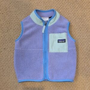 Like New, Patagonia Kids Synchilla Fleece Vest, Size 2T